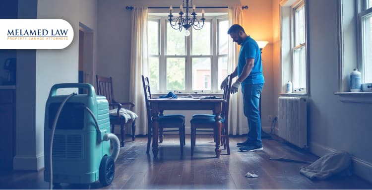 What is the best way to dry out your house if there is water damage_